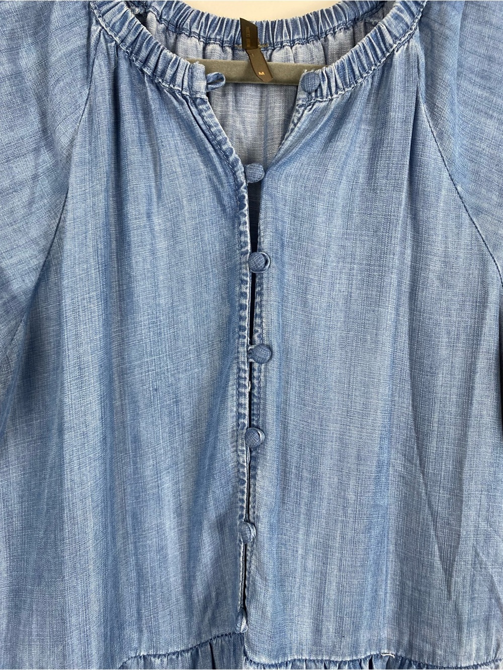 Stetson Women's Denim Tiered Maxi Dress M - Picture 4 of 7